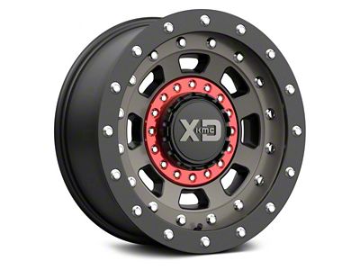 XD FMJ Satin Black with Dark Tint 8-Lug Wheel; 20x10; -18mm Offset (94-02 RAM 3500 SRW)