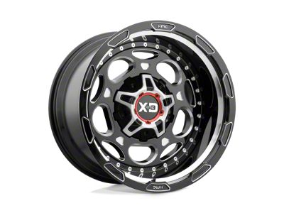XD Demodog Gloss Black Milled 8-Lug Wheel; 20x10; -18mm Offset (99-07 F-250 Super Duty)