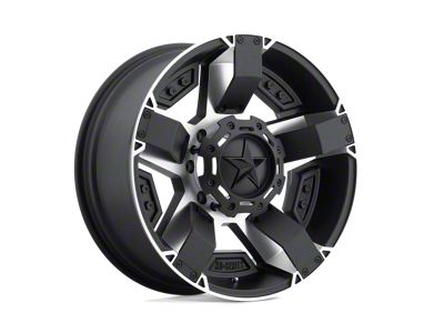 XD Rockstar II Matte Black Machined 8-Lug Wheel; 17x8; 10mm Offset (99-07 F-250 Super Duty)