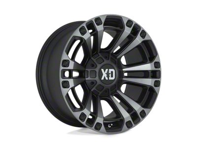 XD Monster 3 Satin Black with Gray Tint 8-Lug Wheel; 20x10; -18mm Offset (99-07 F-350 Super Duty SRW)