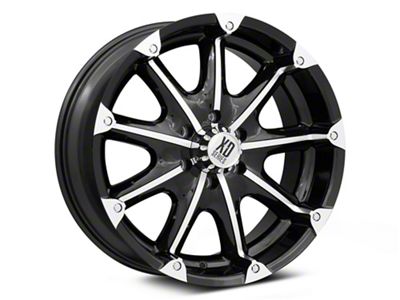 XD Badlands Gloss Black Machined 6-Lug Wheel; 20x9; 18mm Offset (99-06 Sierra 1500)