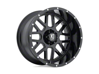 XD Grenade Satin Black 6-Lug Wheel; 18x9; -12mm Offset (99-06 Sierra 1500)