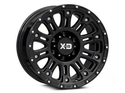 XD Hoss II Gloss Black 6-Lug Wheel; 17x9; 18mm Offset (99-06 Sierra 1500)