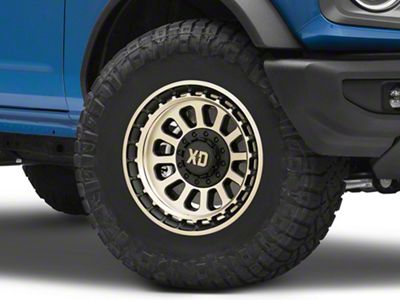 XD Omega Satin Black with Bronze Tint 6-Lug Wheel; 17x9; 0mm Offset (99-06 Sierra 1500)