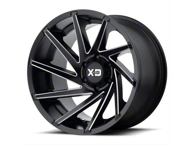 XD Cyclone Satin Black Milled 6-Lug Wheel; 18x9; 18mm Offset (99-06 Silverado 1500)