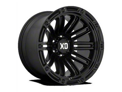 XD Double Deuce Satin Black 6-Lug Wheel; 20x12; -44mm Offset (99-06 Silverado 1500)