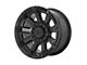 XD Gauntlet Satin Black 6-Lug Wheel; 17x9; 0mm Offset (99-06 Silverado 1500)