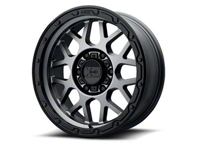 XD Grenade OR Matte Gray 6-Lug Wheel; 17x8.5; 0mm Offset (99-06 Silverado 1500)