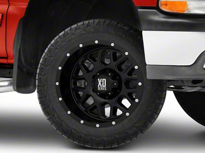 XD Grenade Satin Black 6-Lug Wheel; 20x10; -24mm Offset (99-06 Silverado 1500)