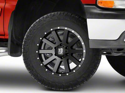 XD Heist Satin Black 6-Lug Wheel; 18x9; 30mm Offset (99-06 Silverado 1500)