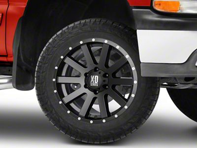 XD Heist Satin Black 6-Lug Wheel; 20x10; -24mm Offset (99-06 Silverado 1500)