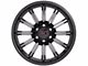 XD Luxe Gloss Black Machined with Gray Tint 6-Lug Wheel; 17x9; 0mm Offset (99-06 Silverado 1500)