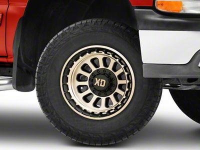 XD Omega Satin Black with Bronze Tint 6-Lug Wheel; 17x9; 18mm Offset (99-06 Silverado 1500)