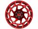 XD Onslaught Candy Red 6-Lug Wheel; 20x12; -44mm Offset (99-06 Silverado 1500)