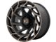 XD Onslaught Satin Black with Bronze Tint 6-Lug Wheel; 17x9; 0mm Offset (99-06 Silverado 1500)