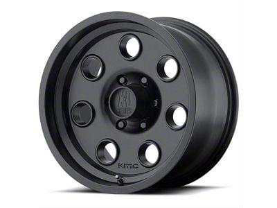 XD Pulley Satin Black 6-Lug Wheel; 17x9; -12mm Offset (99-06 Silverado 1500)
