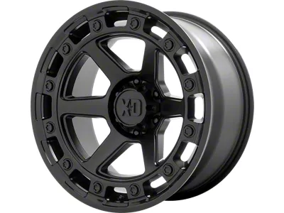 XD Raid Satin Black 6-Lug Wheel; 20x10; -18mm Offset (99-06 Silverado 1500)