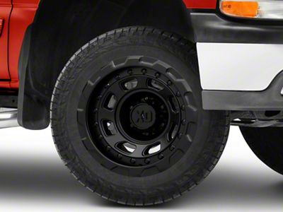 XD Storm Satin Black 6-Lug Wheel; 20x10; -18mm Offset (99-06 Silverado 1500)