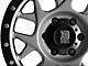 XD Bully Matte Gray with Black Ring 6-Lug Wheel; 18x9; 18mm Offset (14-18 Silverado 1500)