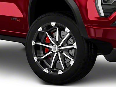 XD Badlands Gloss Black Machined 6-Lug Wheel; 20x9; -12mm Offset (23-26 Canyon)