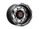XD Demodog Satin Black Gray Tint 6-Lug Wheel; 20x12; -44mm Offset (23-24 Canyon)