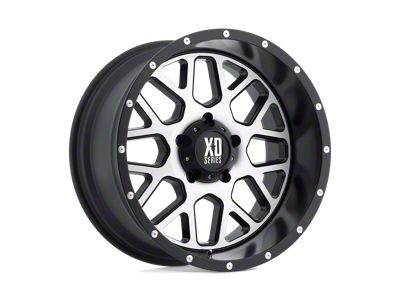 XD Grenade Satin Black Machined 6-Lug Wheel; 20x10; -24mm Offset (23-25 Canyon)