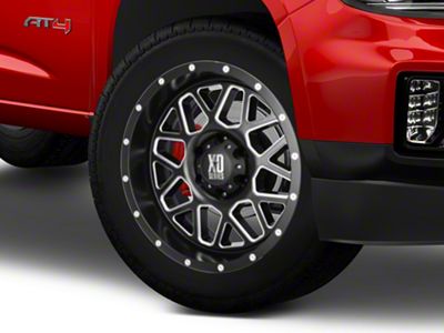 XD Grenade Satin Black Milled 6-Lug Wheel; 20x9; 18mm Offset (15-22 Canyon)