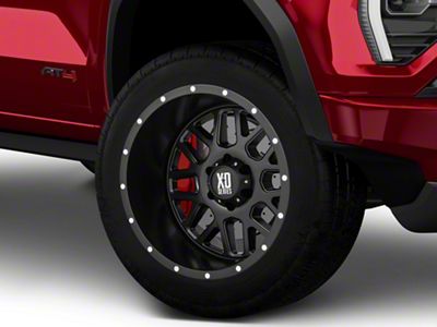 XD Grenade Satin Black 6-Lug Wheel; 20x9; 18mm Offset (23-25 Canyon)