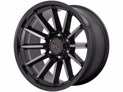 XD Luxe Gloss Black Machined with Gray Tint 6-Lug Wheel; 17x9; 0mm Offset (23-24 Canyon)