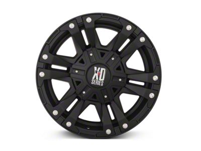 XD Monster II Matte Black 6-Lug Wheel; 18x9; 18mm Offset (23-25 Canyon)