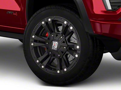 XD Monster II Matte Black 6-Lug Wheel; 20x10; -24mm Offset (23-25 Canyon)