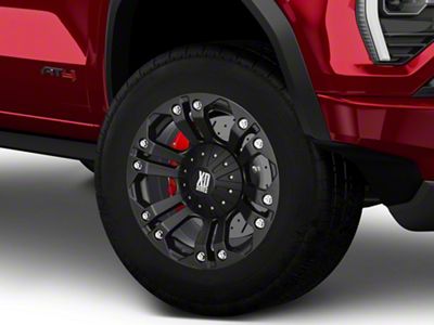 XD Monster Matte Black 6-Lug Wheel; 18x9; 18mm Offset (23-25 Canyon)