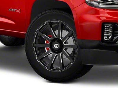 XD Outbreak Gloss Black Milled 6-Lug Wheel; 20x9; 30mm Offset (15-22 Canyon)