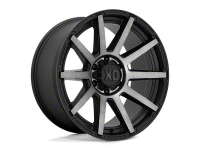 XD Outbreak Satin Black with Gray Tint 6-Lug Wheel; 18x9; 0mm Offset (15-22 Canyon)