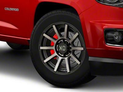XD Outbreak Satin Black with Gray Tint 6-Lug Wheel; 20x9; 18mm Offset (15-22 Canyon)