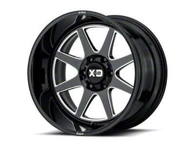 XD Pike Gloss Black Milled 6-Lug Wheel; 20x9; 0mm Offset (23-24 Canyon)