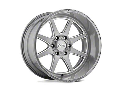 XD Pike Titanium Brushed Milled 6-Lug Wheel; 22x12; -44mm Offset (23-26 Canyon)