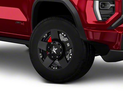 XD Rockstar Matte Black 6-Lug Wheel; 17x8; 35mm Offset (23-26 Canyon)