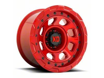 XD Storm Candy Red 6-Lug Wheel; 20x10; -18mm Offset (23-26 Canyon)