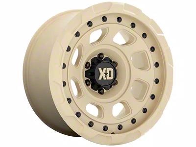 XD Storm Sand 6-Lug Wheel; 17x9; -12mm Offset (23-24 Canyon)