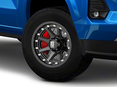 XD Addict Matte Black 6-Lug Wheel; 17x9; -12mm Offset (23-25 Colorado)