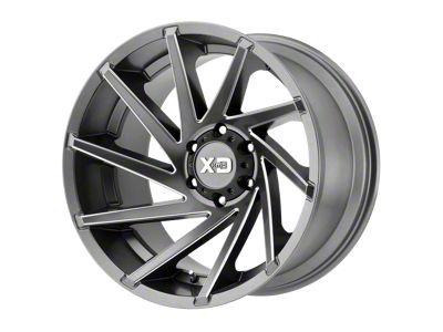 XD Cyclone Satin Gray Milled 6-Lug Wheel; 20x12; -44mm Offset (23-24 Colorado)