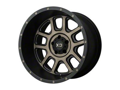 XD Delta Matte Black with Dark Tint Clear 6-Lug Wheel; 20x9; 18mm Offset (15-22 Colorado)