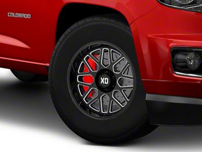 XD Grenade 2 Gloss Black Milled 6-Lug Wheel; 18x9; 18mm Offset (15-22 Colorado)