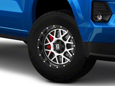 XD Grenade Satin Black Machined 6-Lug Wheel; 17x8.5; 0mm Offset (23-26 Colorado)