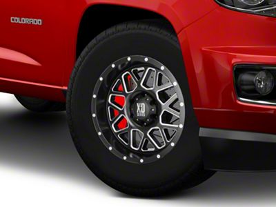 XD Grenade Satin Black Milled 6-Lug Wheel; 18x9; 18mm Offset (15-22 Colorado)