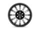 XD Luxe Gloss Black Machined with Gray Tint 6-Lug Wheel; 17x9; 18mm Offset (15-22 Colorado)