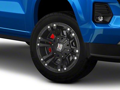 XD Monster II Matte Black 6-Lug Wheel; 20x9; 18mm Offset (23-25 Colorado)