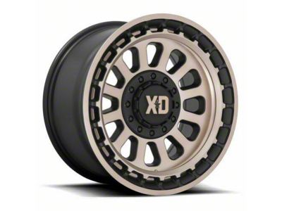 XD Omega Satin Black with Bronze Tint 6-Lug Wheel; 17x9; 18mm Offset (23-24 Colorado)