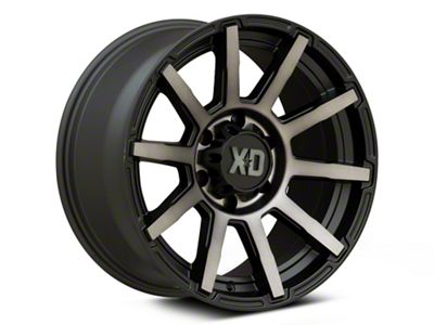 XD Outbreak Satin Black with Gray Tint 6-Lug Wheel; 20x10; -18mm Offset (23-25 Colorado)